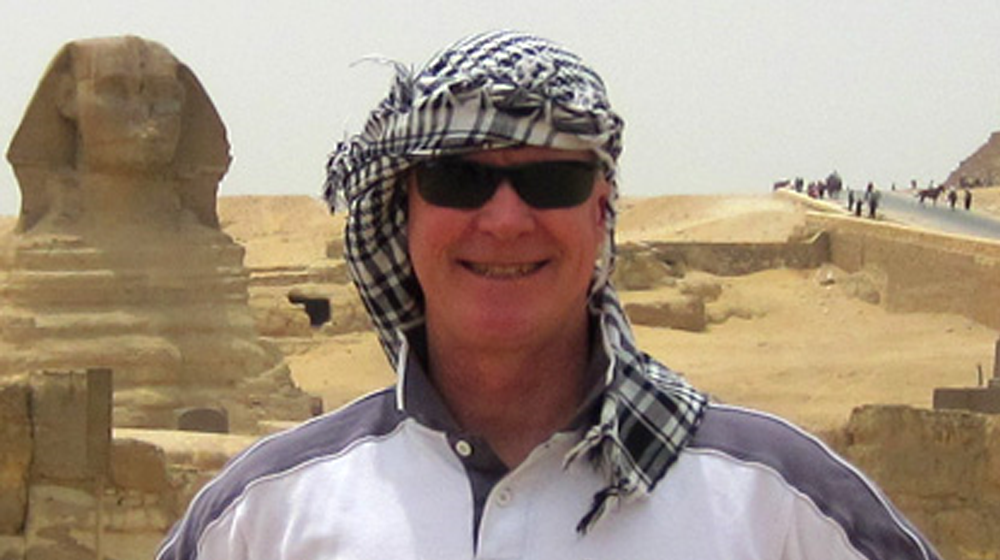Cliff Schultz in turban